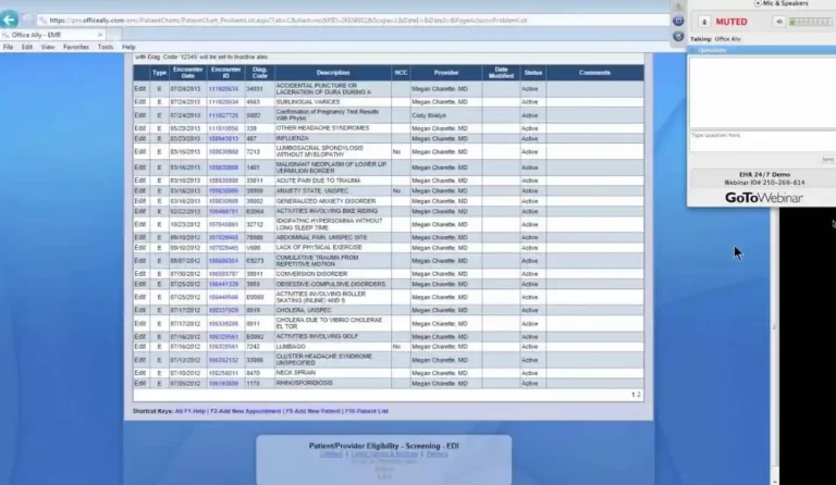 EHR 24 7 EMR Practice Management Software Demo