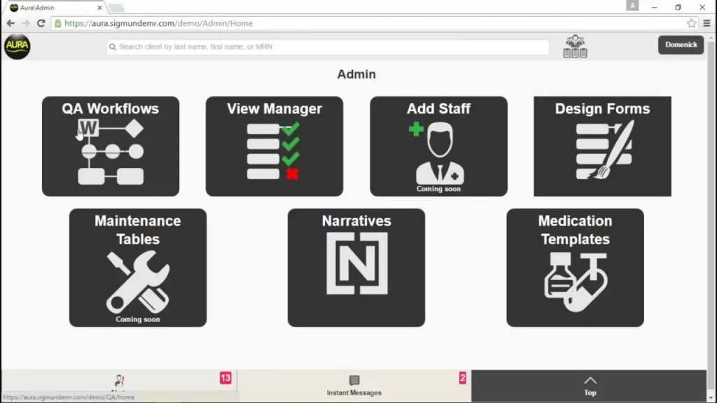 Aura-EMR-Software-Practice-Management-Demo