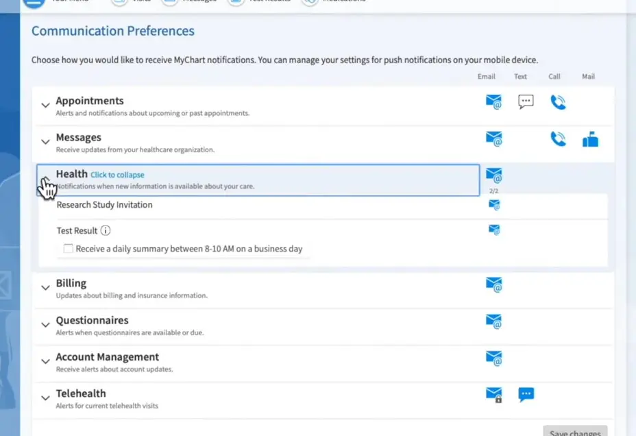 MyChart Patient Portal Software by Epic telehealth software