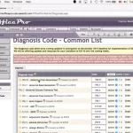 OfficePro Practice Management EMR Software Diagnosis Code