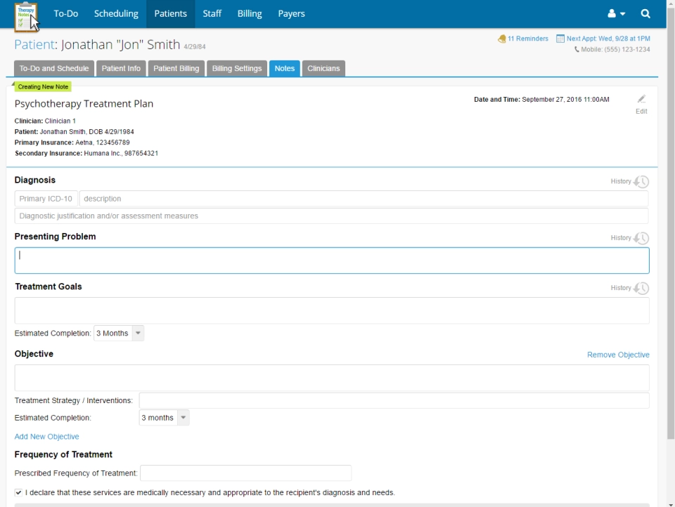 TherapyNotes-EMR-Software-Patient-Portal