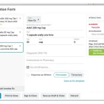 Dashboard view of ElationHealth EMR Software displaying its e-prescribing (eRx) feature