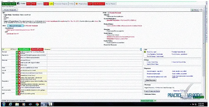 VelociDoc EMR Software and Practice Management Software by Practice Velocity for Urgent Care