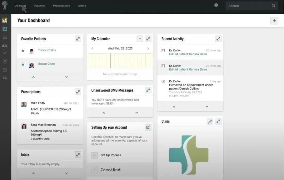 Atlas-MD-EMR-Practice-Management-Software-Patient-Dashboard-Demo