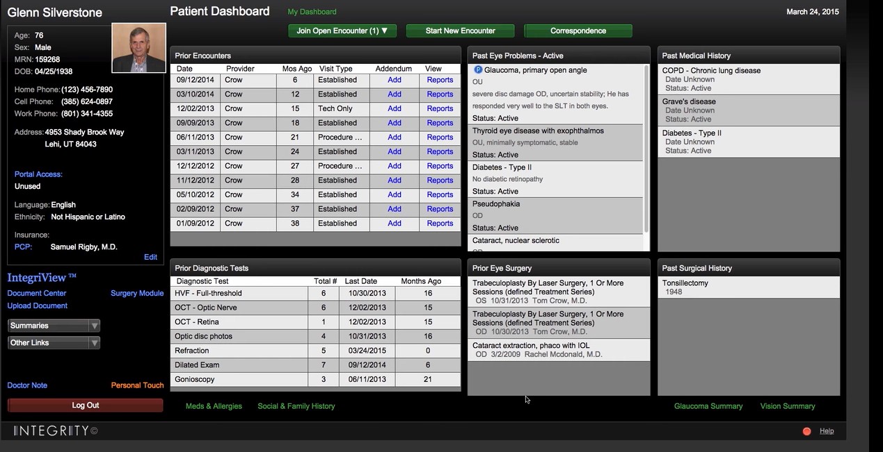 Integrity EMR for Eyes EHR and Practice Management Software