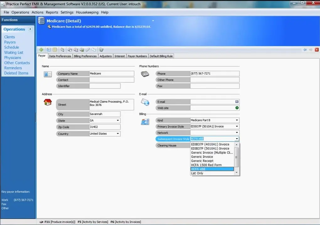 Practice-Perfect-EMR-Practice-Management-Software-Medicare-Demo