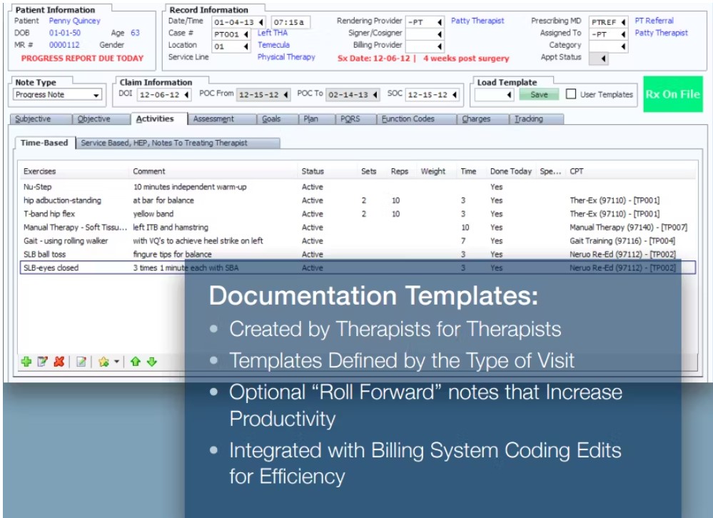 Raintree Therapy & Rehab EMR Software EHR and Practice Management Software