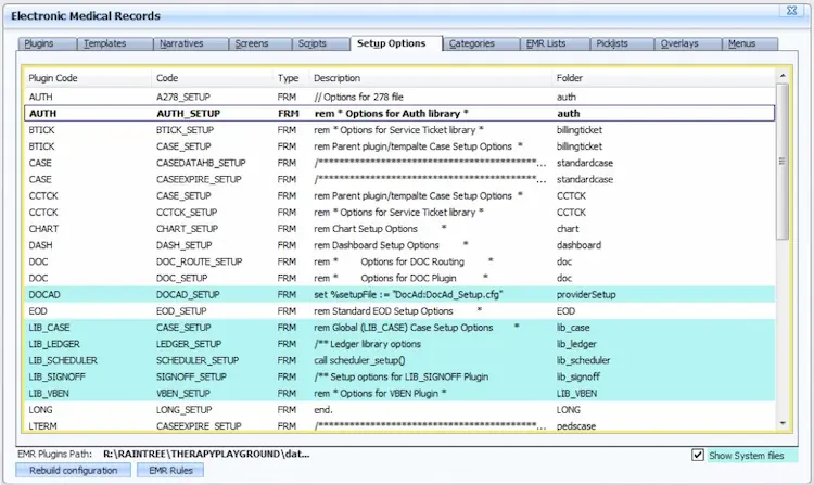 Raintree-EMR-Practice-Management-Software-Setup-Options-Demo