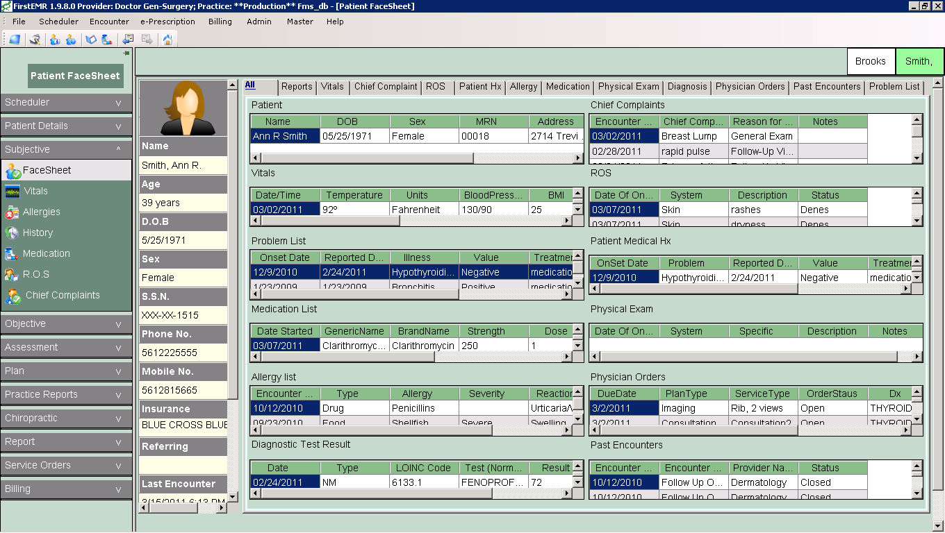 FirstEMR Software EHR and Practice Management Software