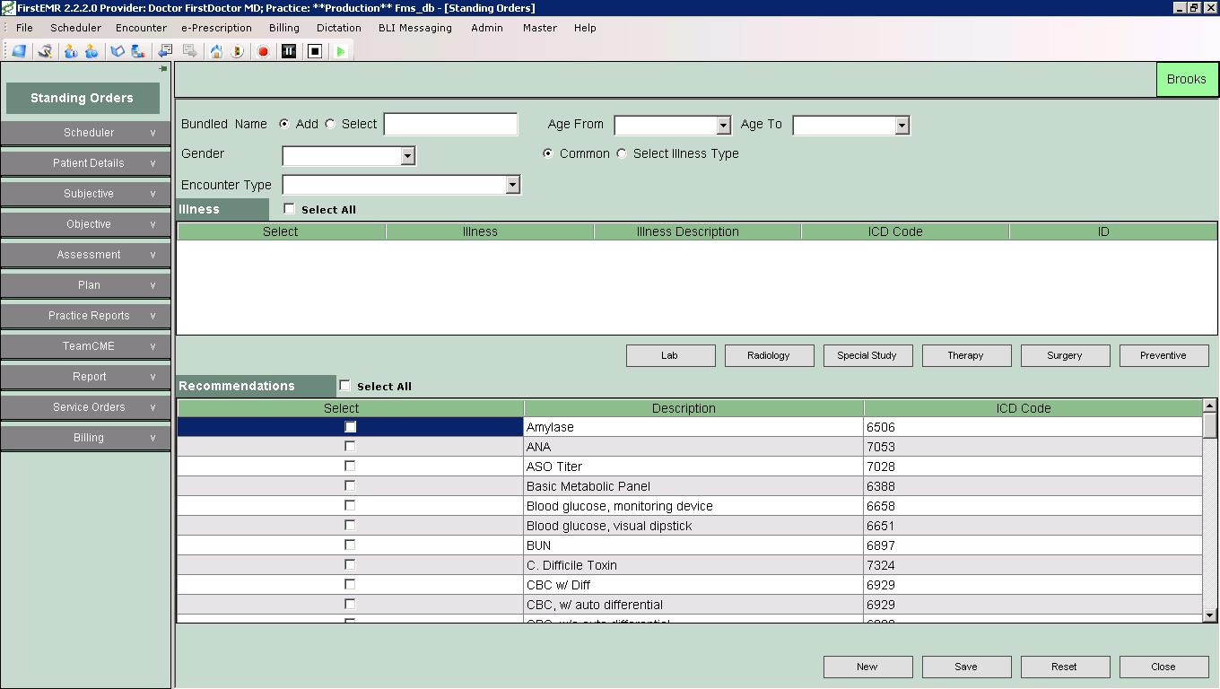 FirstEMR Software EHR and Practice Management Software