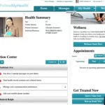 FollowMyHealth EHR Software health summary