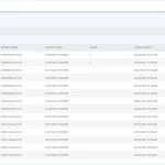 Opus EHR software patient assessment and details list dashboard screenshot.