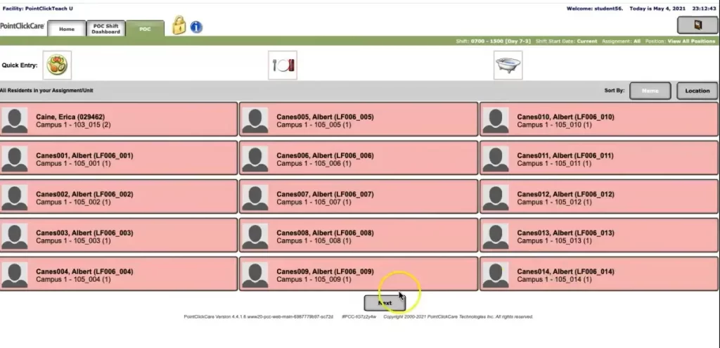 PointClickCare EMR Software practice management software