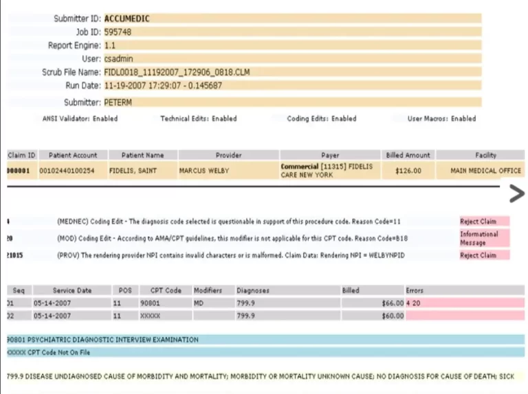 Accumedic EHR EMR Practice Management Software Billing