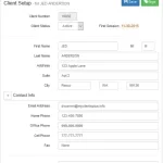My Clients Plus EHR Software - client dashboard