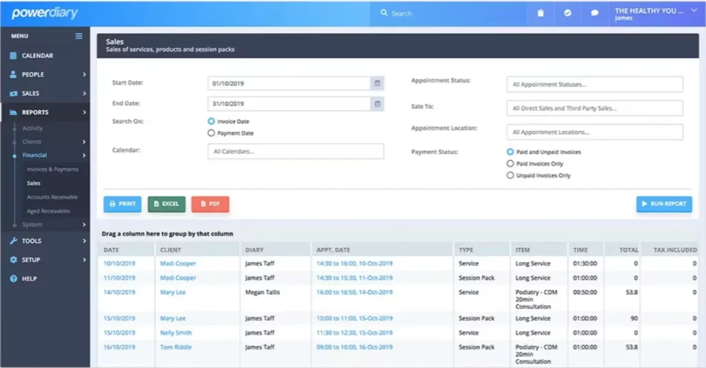 Zanda formerly Power Diary EMR Software & practice management software