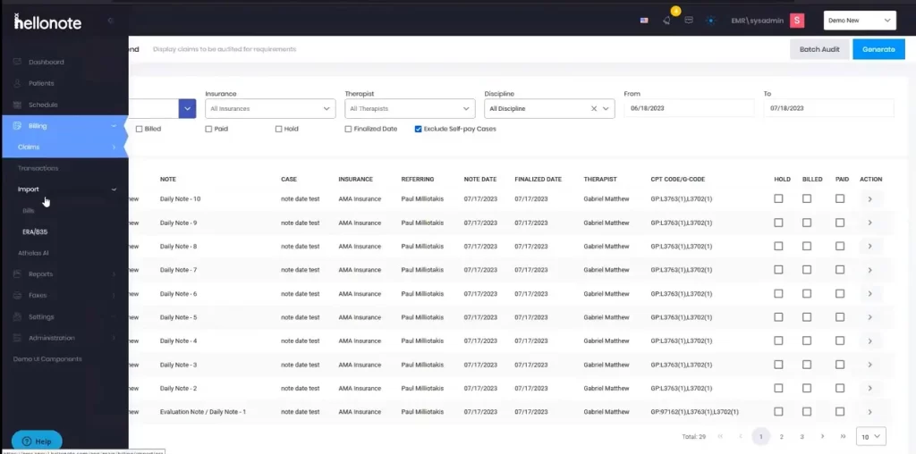 HelloNote-EMR-Software-billing-claim.