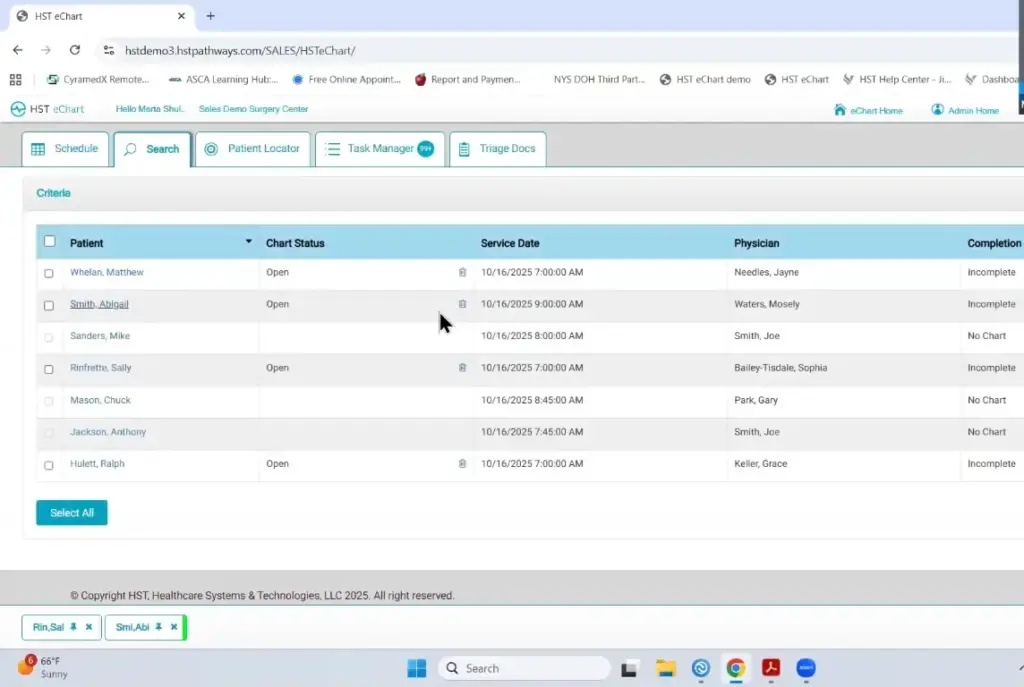 HST Pathways EHR Software
