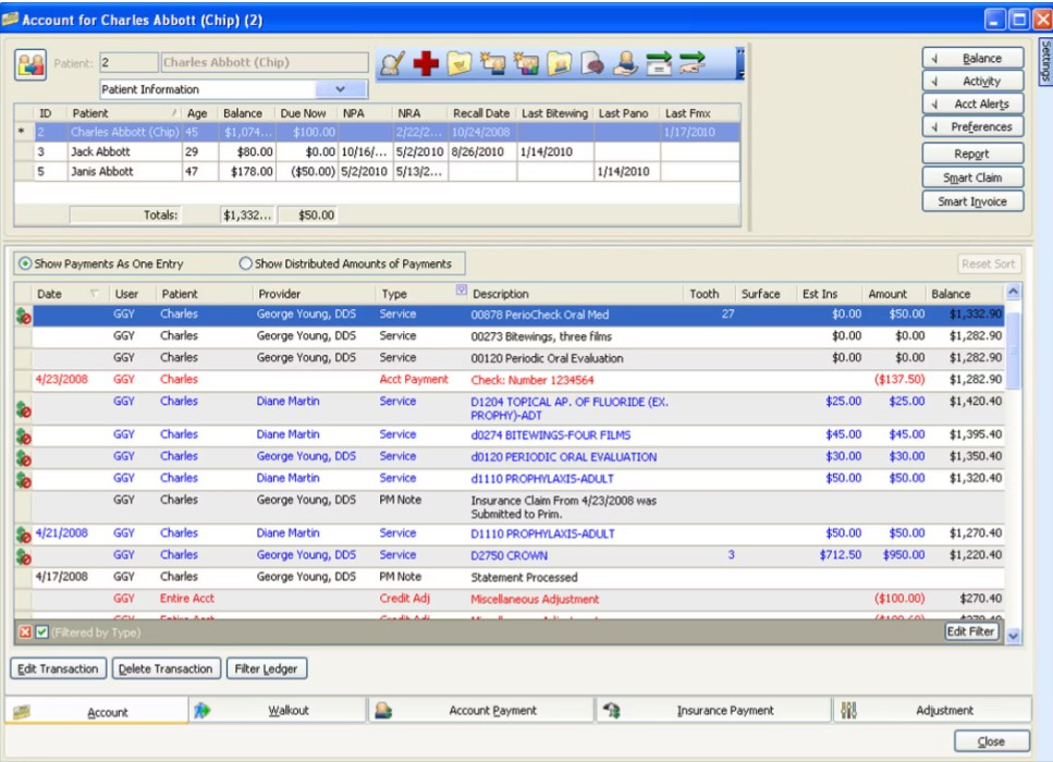 Eaglesoft Dental Practice Management Software EHR and Practice Management Software