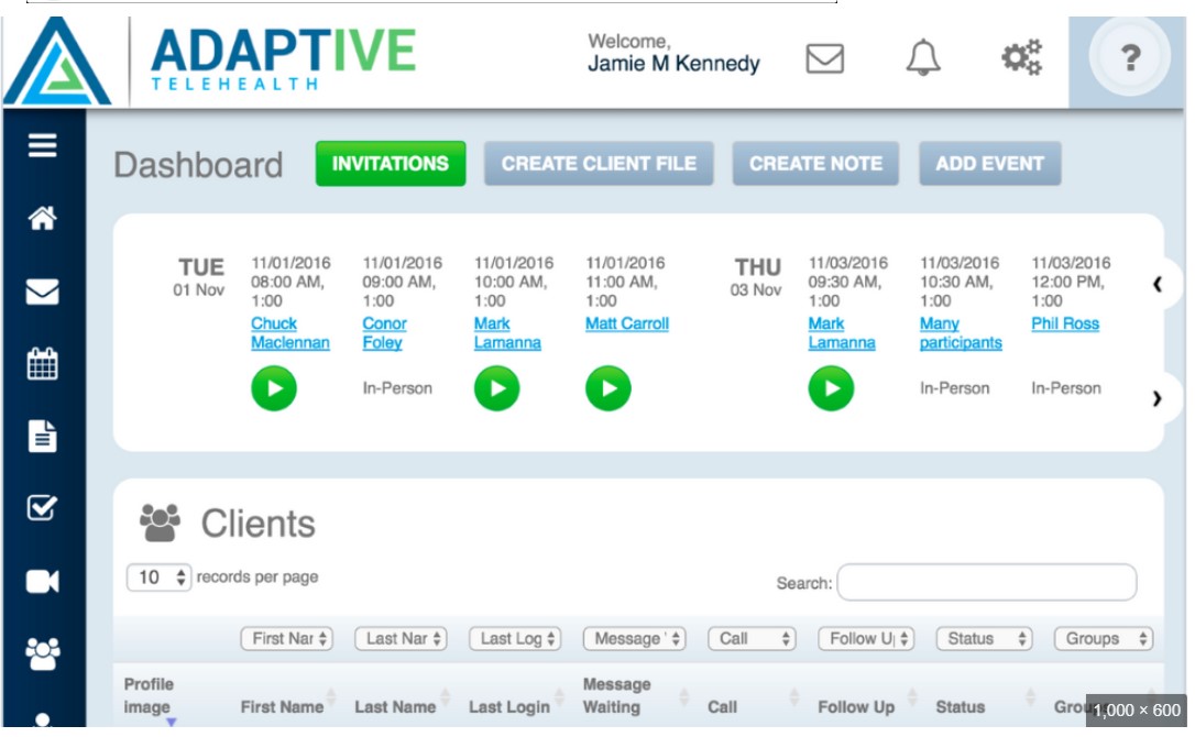 Adaptive Telehealth Healthcare Software EHR and Practice Management Software