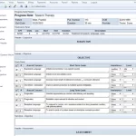 ClinicSource EMR software showing patient therapy goals and progress note fields.