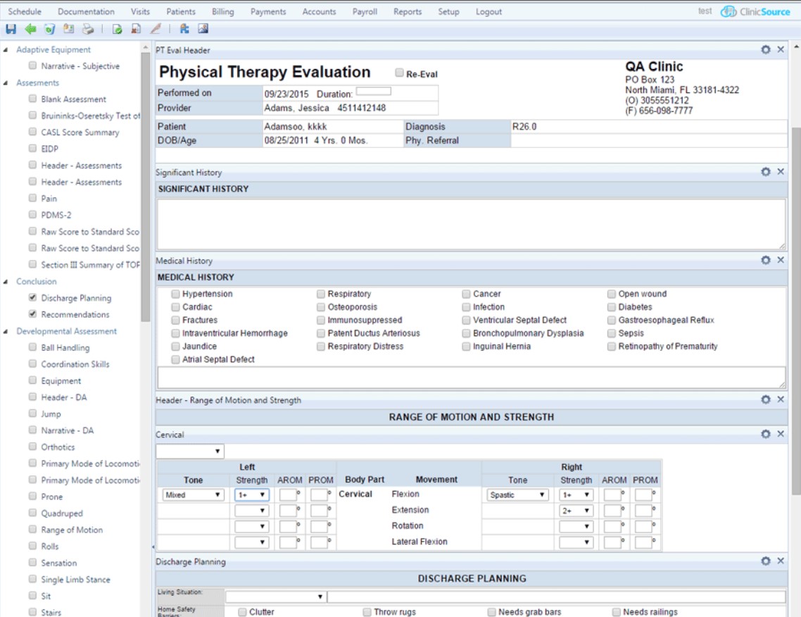 ClinicSource Therapy Practice Management Software EHR and Practice Management Software