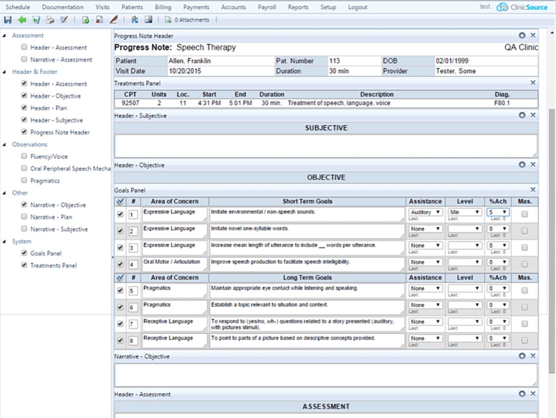 ClinicSource Therapy Practice Management Software EHR and Practice Management Software