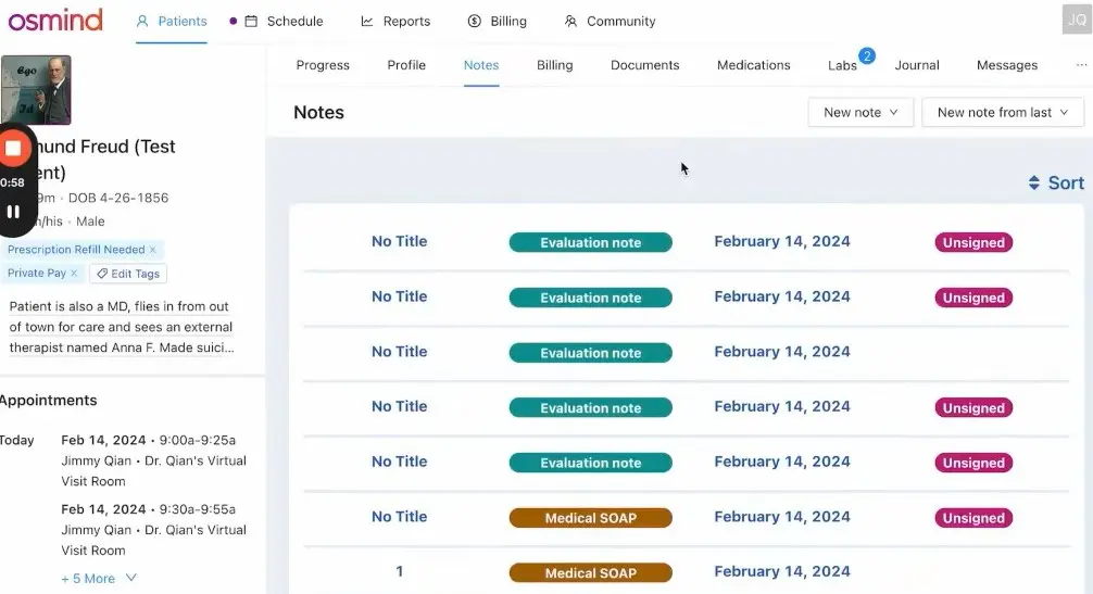 Osmind-EMR-Practice-Management-Software-Notes-Demo