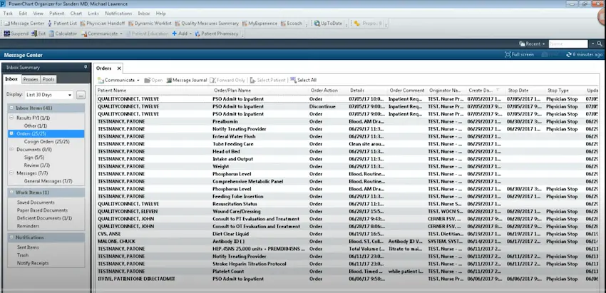 Cerner-PowerWorks-Practice-Management-Software-Chart