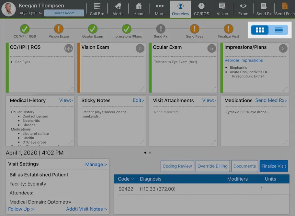 Eyefinity-EHR-and-Practice-Management-Software-Patient-Overview 1
