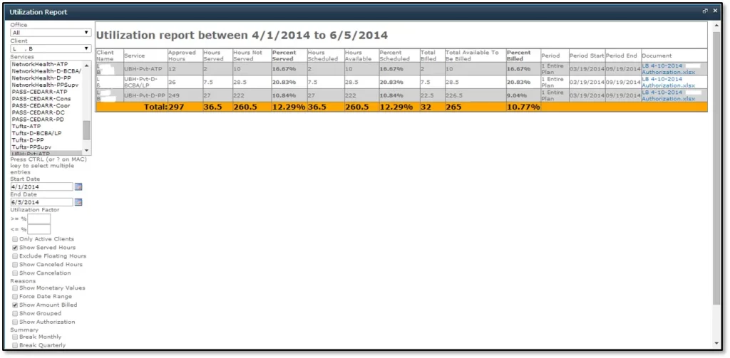 AccuPoint-EMR-Software-Patient-Utilization-Report
