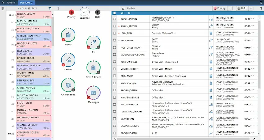 Advancedmd-EMR-Software-Patients-Dashboard