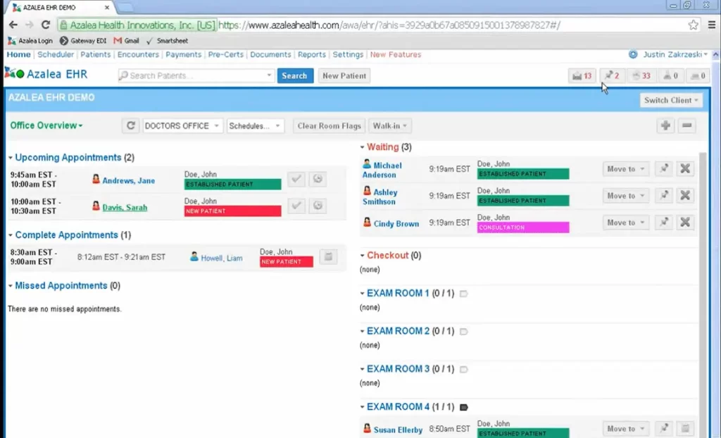 Azalea-Health-EMR-Software-Patient-Appointment