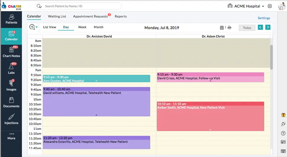 Charm-EMR-Practice-Management-Software-Patient-Appointment