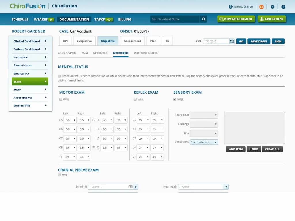 Chirofusion-EMR-Software-Patient-Appointment