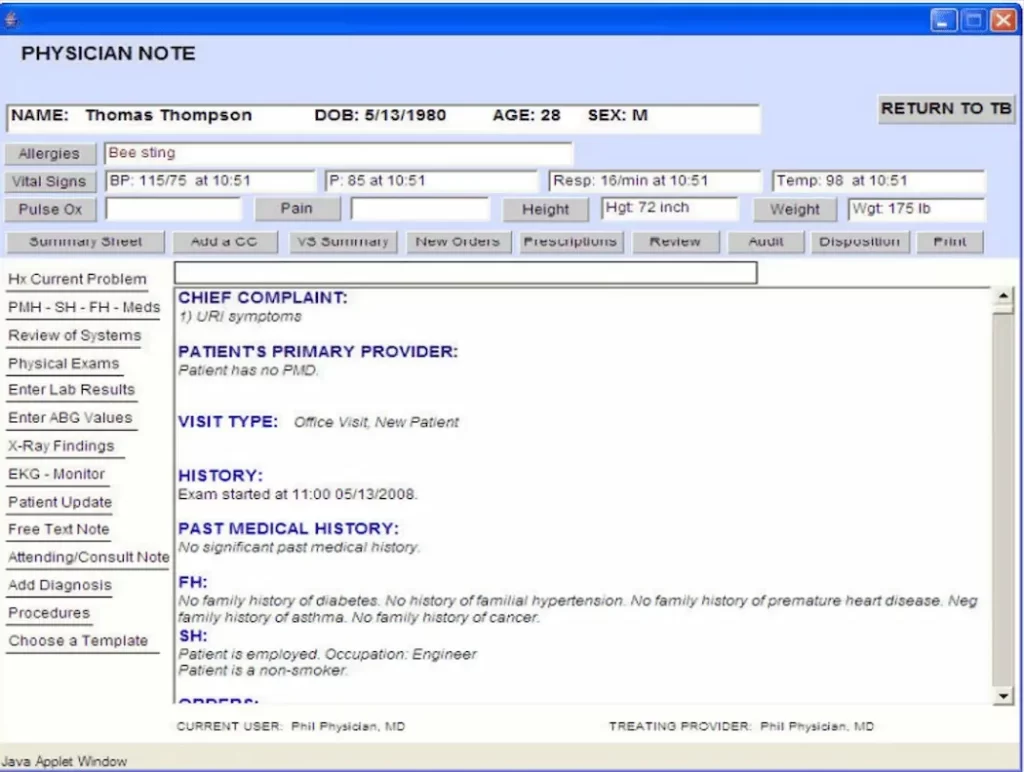 CodoniXnotes-EMR-Software-Physician-Notes