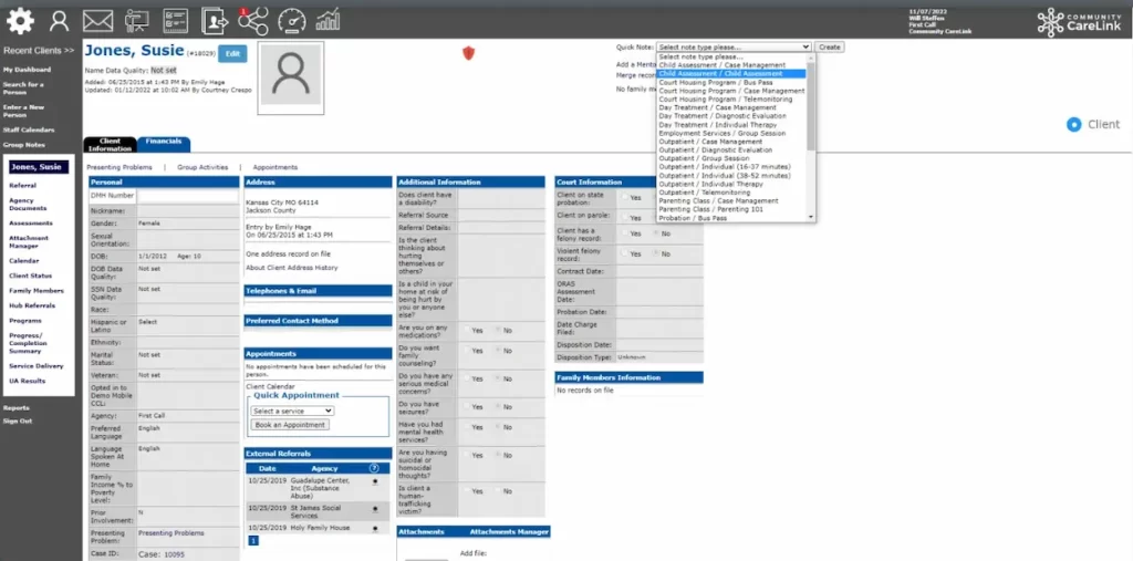 Community-CareLink-EMR-Practice-Management-Software-Patient-Information