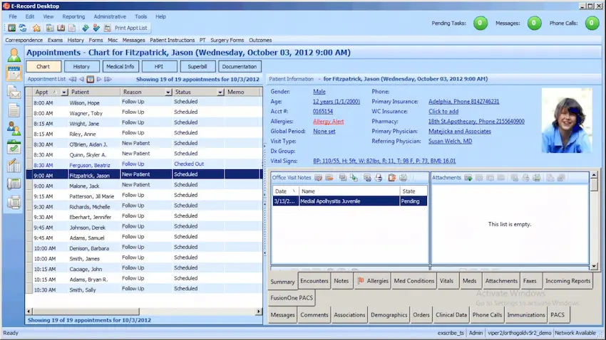 Exscribe-Orthopedic-Healthcare-SolutionsPatient-Scheduling-Data