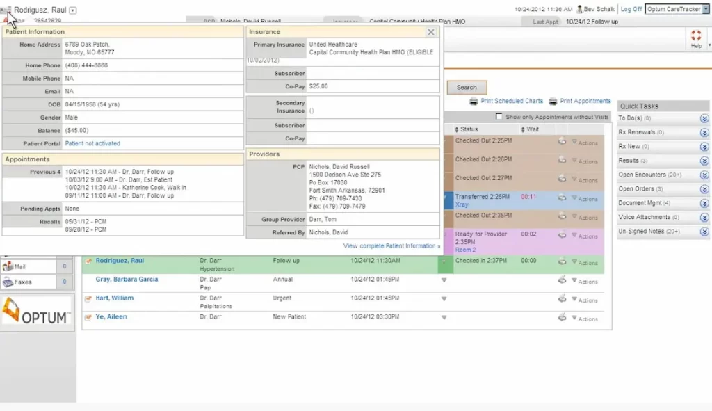 Optum-Physician-EMR-Practice-Management-Software-Patient-Appointments