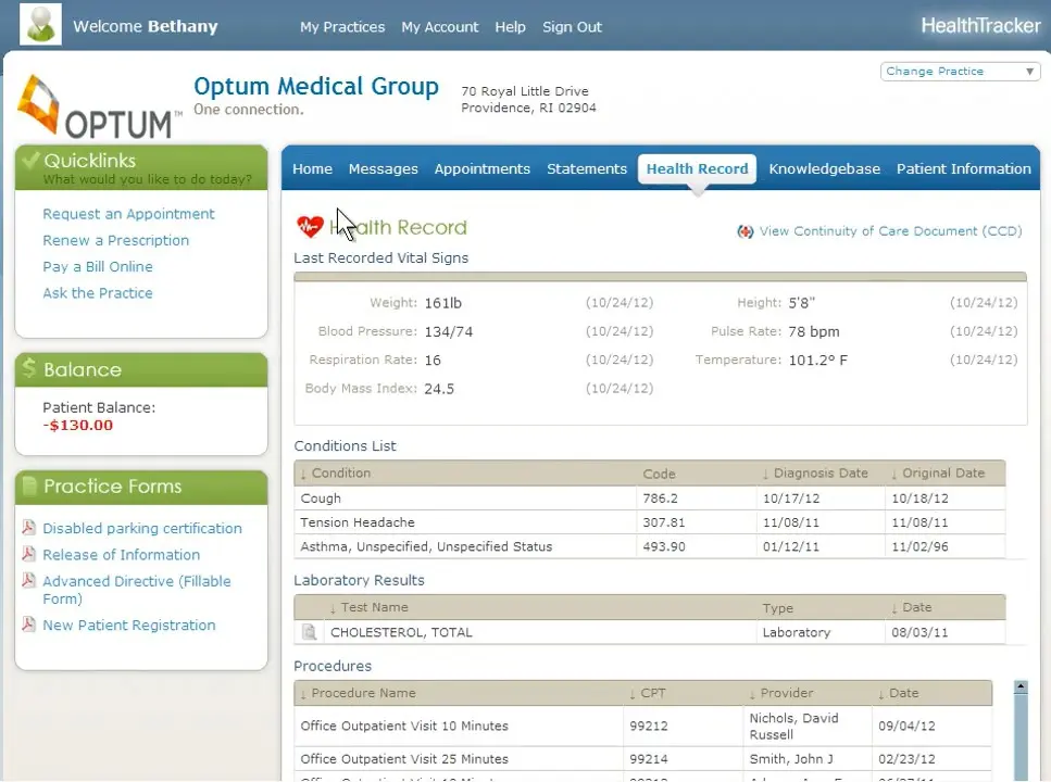Optum-Physician-EMR-Practice-Management-Software-Patient-Information