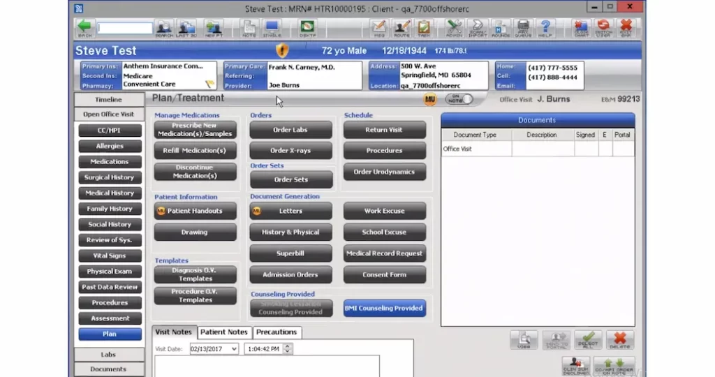 Urochart-EMR-Software-Patient-scheduling-Report