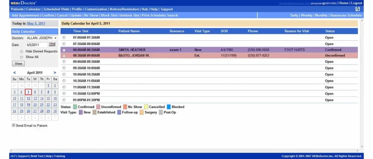 WEBeDoctor-EMR-Software-and-Patient-Scheduling-Software