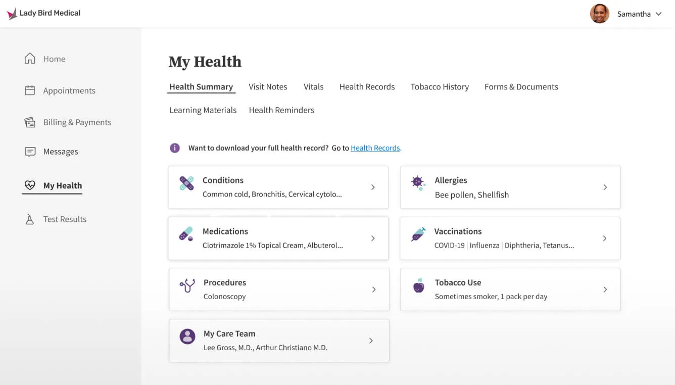 athenaOne EMR Software Demo Screenshot
