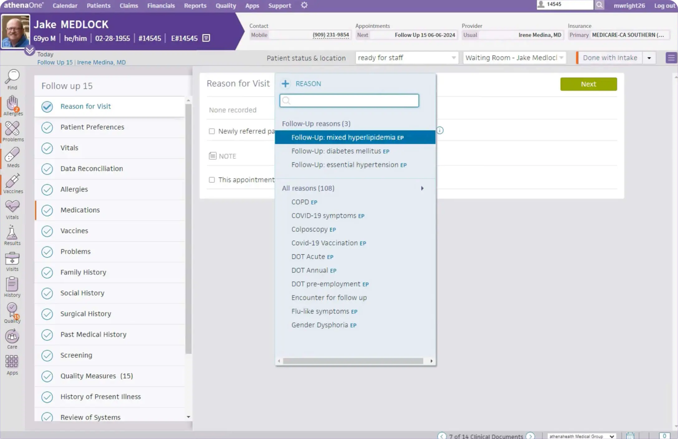 athenahealth primary care EMR software